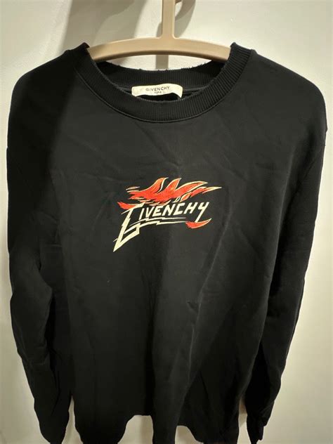 givenchy flame sweatshirt